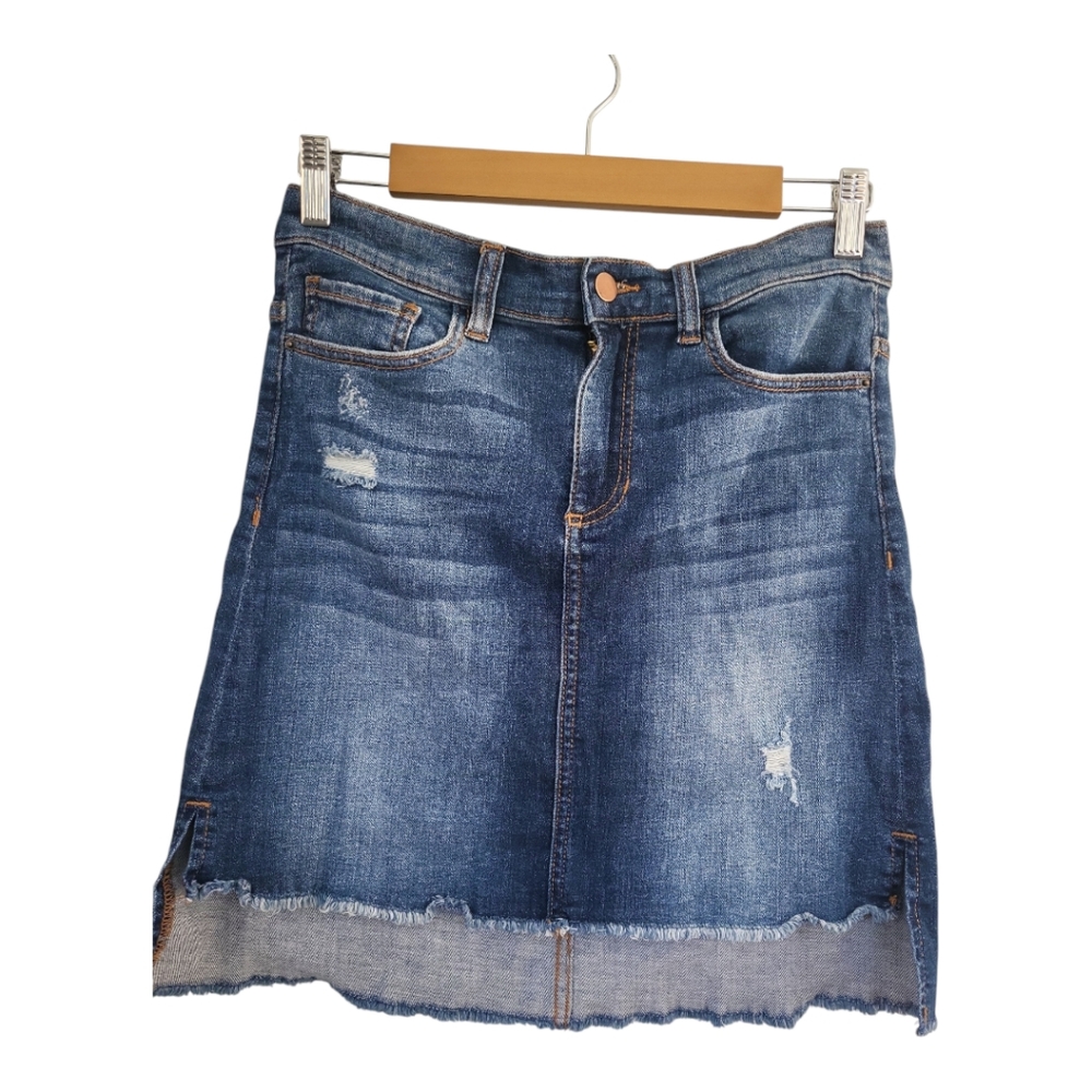 Harper Denim Blue Jean High Low Skirt M / Francesca's